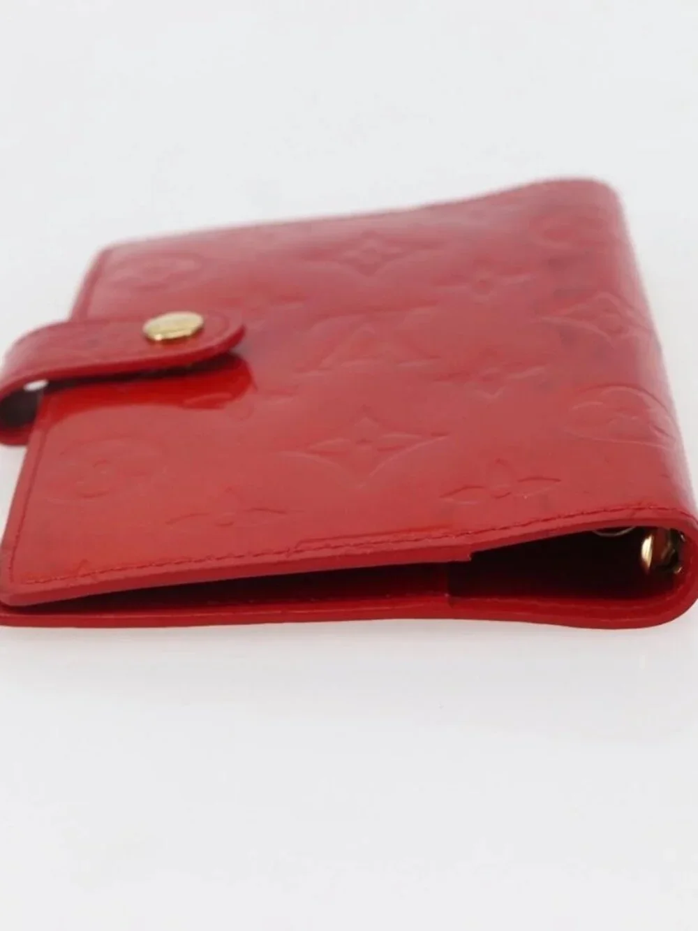 LOUIS VUITTON Monogram Vernis Agenda PM Planner Cover Rouge